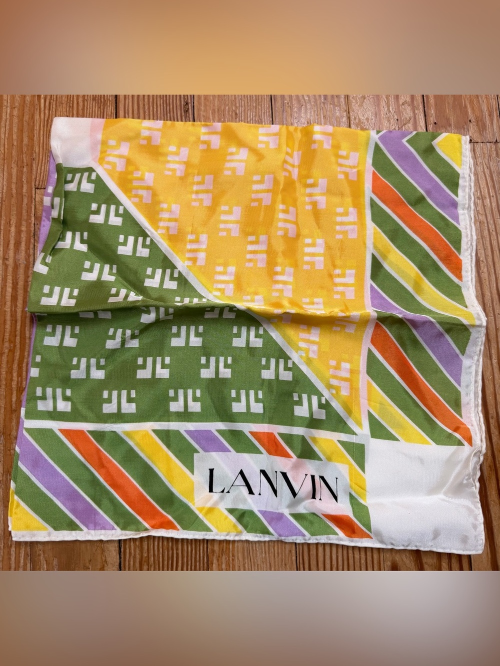 Vintage Lanvin Paris scarf